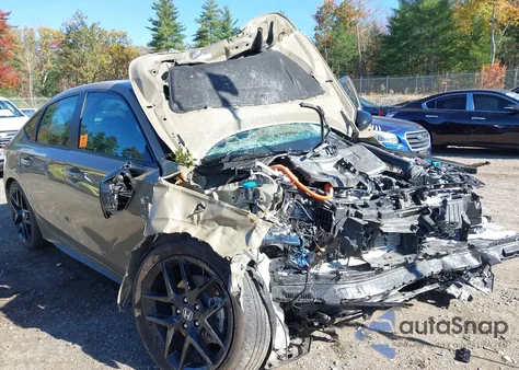 2025 Honda Civic Hybrid Sport from USA, damaged, VIN 19XFL4H84SE017204